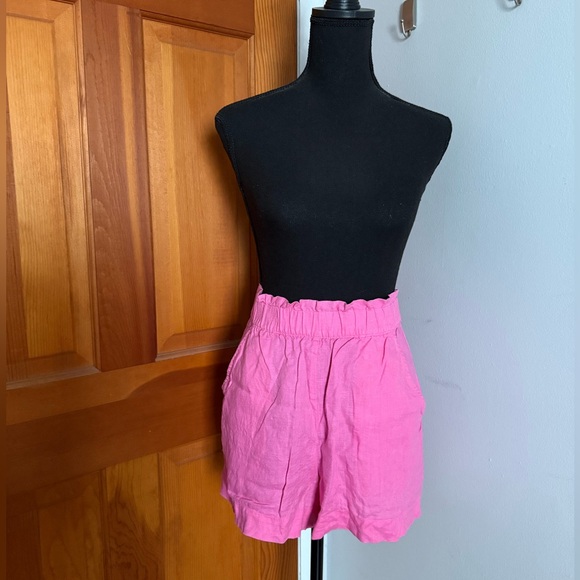 LOFT Pink Pull on Shorts - Picture 4 of 10
